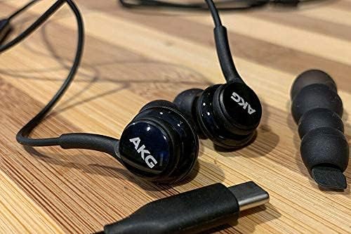 SAMSUNG AKG Earbuds Original USB Type C In-Ear Headphones with Remote & Microphone for Galaxy A53 5G S22 S21 FE S20 Ultra Note 10 Note 10+ S10 Plus -