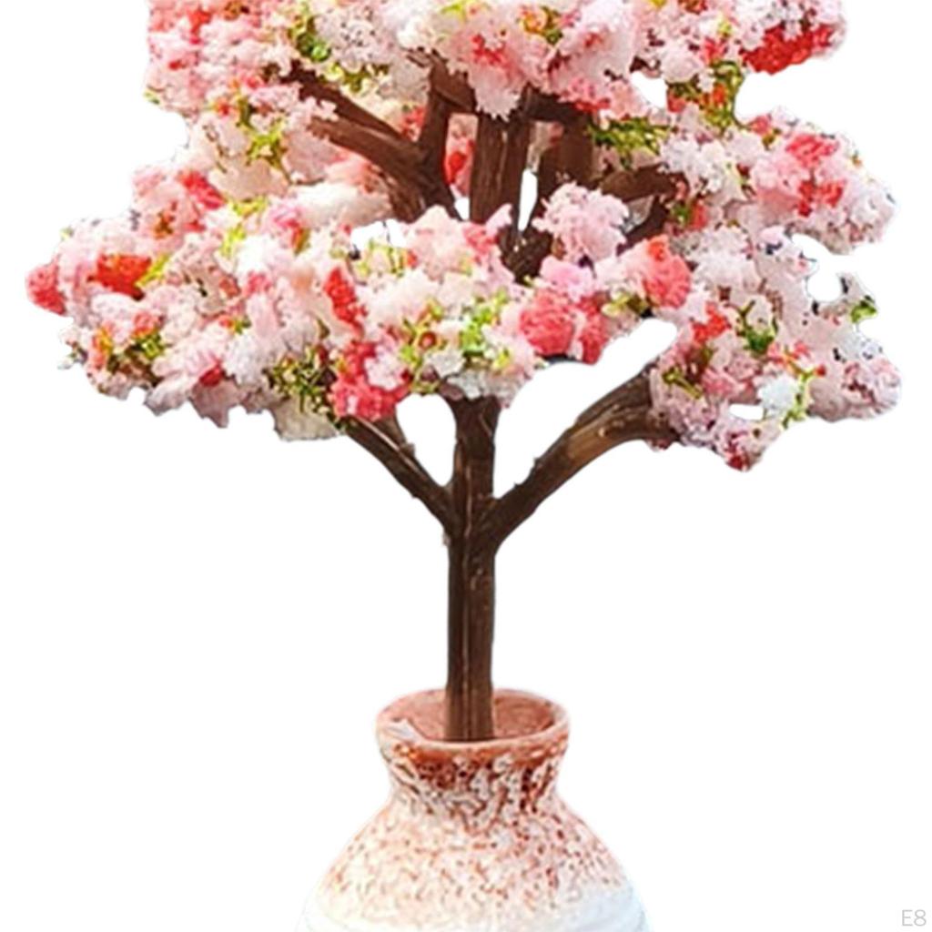 Artificial Bonsai Tree Car Dashboard Decor Model for Window