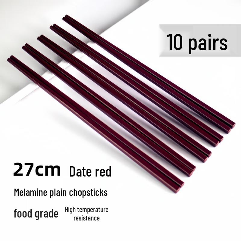 777 A5 Lebensmittelqualität Melamin Restaurant Essstäbchen