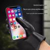 Men's Winter Leather Touchscreen Cycling Gloves - Thick, Windproof, and Warm