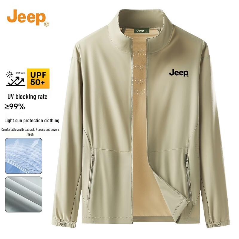 

JEEP Men s Lightweight Sun Protection Jacket M