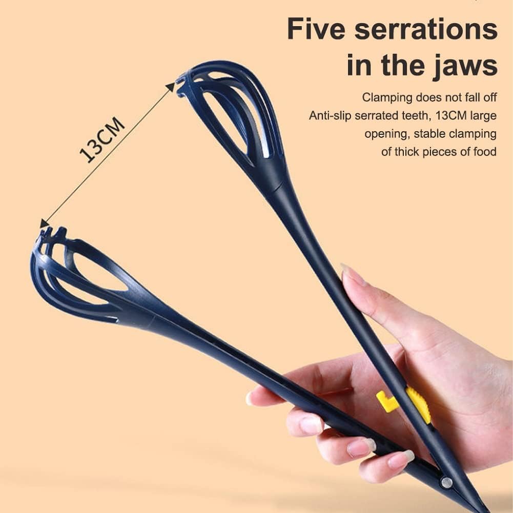 2 in 1 Food Clip & Egg Whisk Multifunctional Egg Beater and Bread Clip Manual Blender Handheld Egg Mixer Plastic Whisk Egg Scrambler Multifunctional