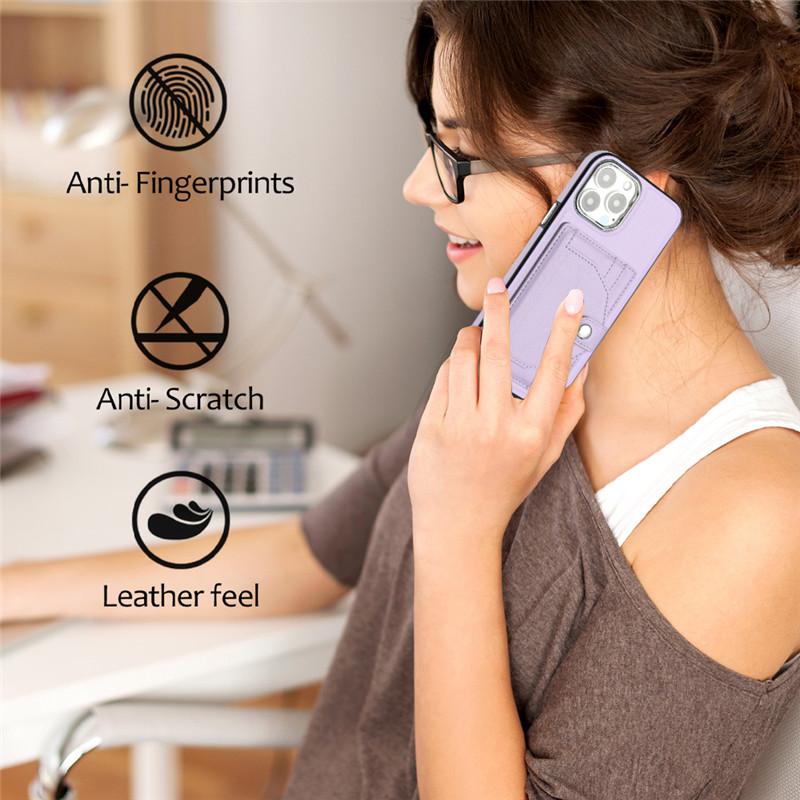 Retor Leather Wallet Card Slot Telefonveske for iPhone 15 Ultra 14 Plus 13 12 11 for Samsung Galaxy S23 S22 S21 FE A54 A34 A14 A53 A13 Flip Stand Cover