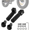 Ebike Pegs M8 E Bike Foot Pegs Foldable Passenger FootPegs Universal Compatible Fit for Ridstar Q20 Super 73 S1 S2 Y1 RX Macfox X1S X1S X X2 Electric