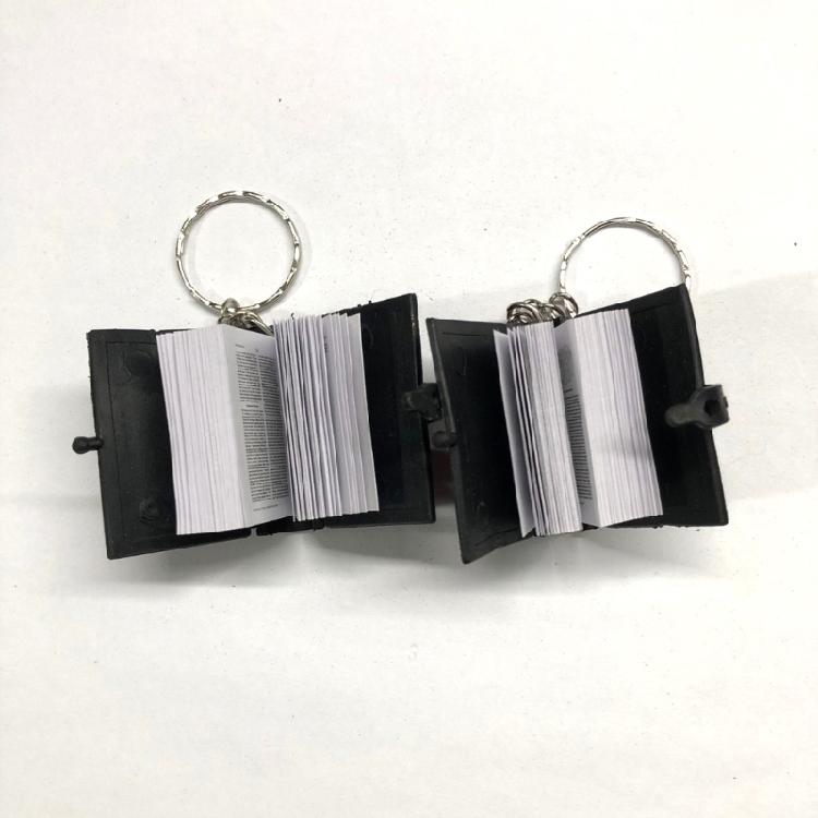 Mini Bible Shape Pendant Small Books Keychain Lovely Key Rings Birthday Gift