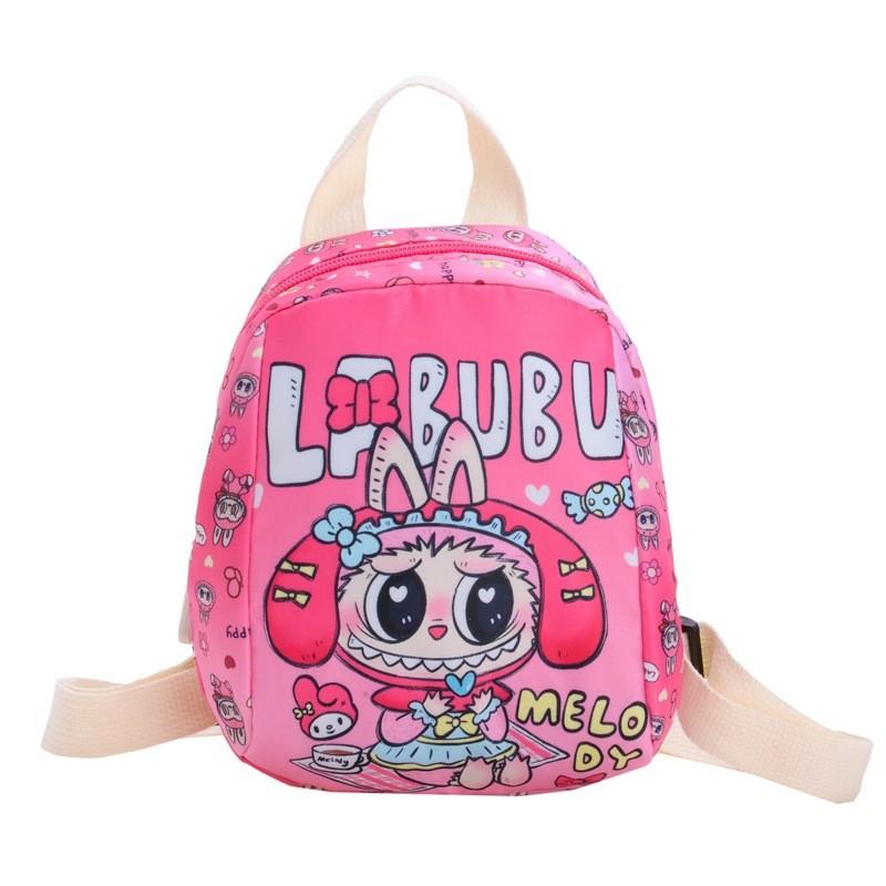 Lightweight Charming Cartoon Backpack For Preschoolers Gender Neutral Fun Design Perfect For School Use