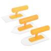 Kit Spatole in Plastica Rotonda&Quadrata&Con Punta Spatole di Finitura 3 Pezzi Piccole Leggere Finitura P
