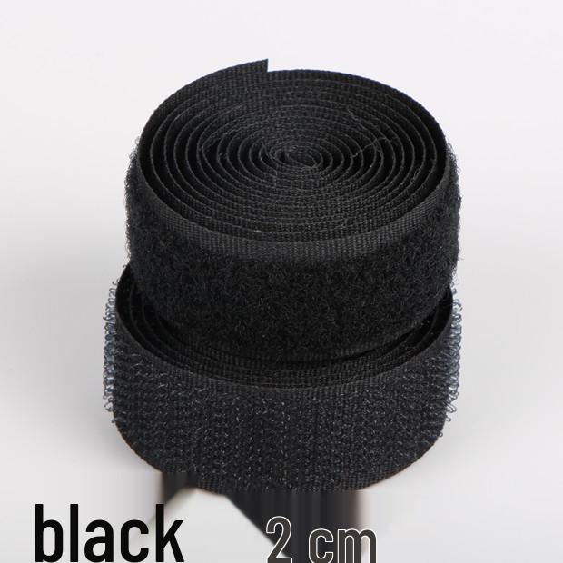Colorful Self-Adhesive Velcro Cuffs: 2cm Hook & Loop Fastener for Clothes and Shoes