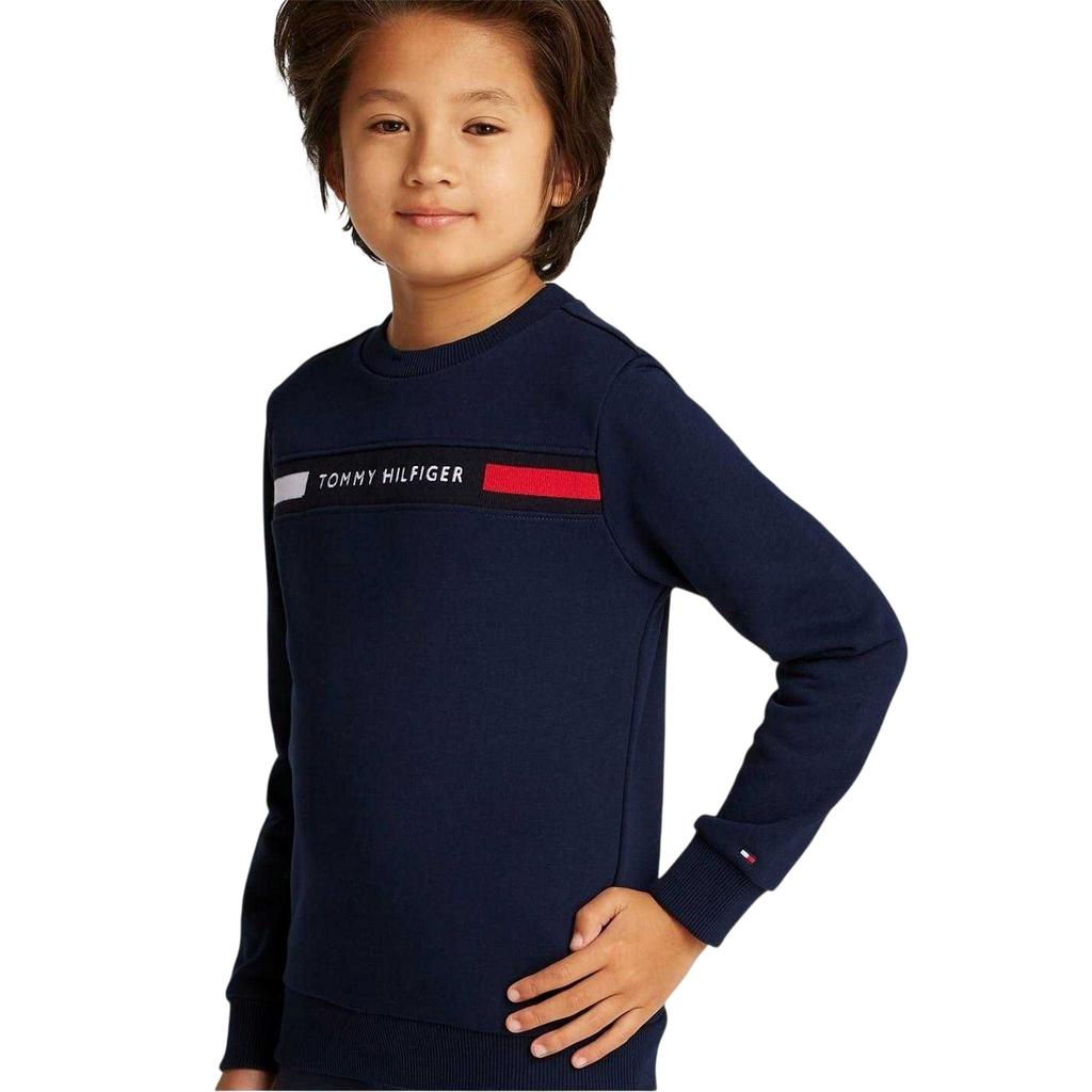 Tommy Hilfiger Childrens/Kids Logo Crew Neck Co-ord Set