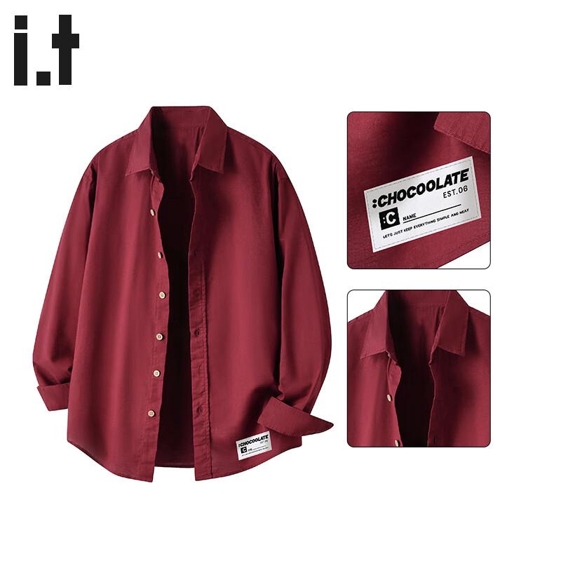 Men's Linen Blend Long-Sleeve Casual Shirt