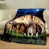 Madagascar Cartoon Characters Blanket Bedroom Blanket for Livingroom Couch Lunch Break Soft Throw for Friend's Festival Gift