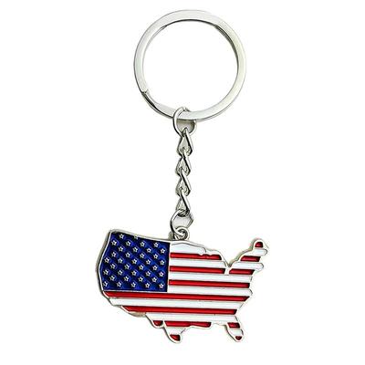 Fashion Paris Roma London America Sign Keychains Metal Keyrings Car Key Buckle Accessories