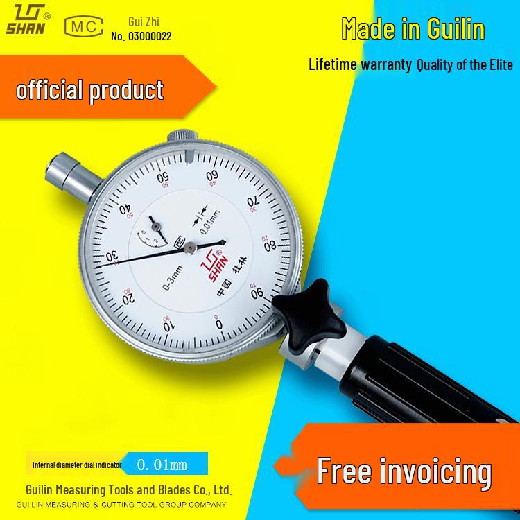 Shen Gong Guang Lu Inner Diameter Dial Indicator Gauge: Measures Inner Diameters 10-18, 35-50, 16mm Shen Gong Inner Diameter Dial Indicator 18-35