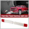 Pair Interior Door Panel Courtesy Light Lens Cover Warning Light Lamp Housing for Chevrolet Silverado for GMC Sierra 2001-2006 Clear White 15021517