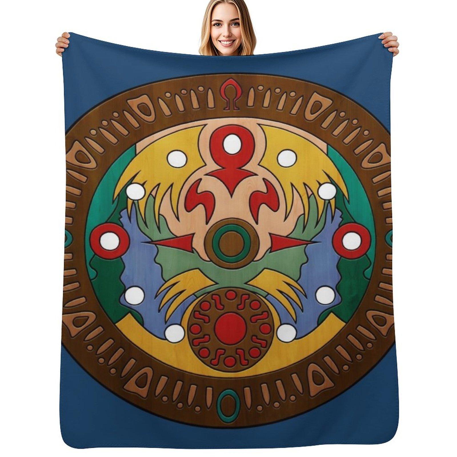 72 hours remain Throw Blanket Soft Solid Color Blanket for Couch Bed 102x76cm(40x30in)