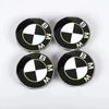 OKZA7 4pcs 56mm 68mm Car Logo Wheel Center Hub Caps ABS Tire Cover Sticker For BMW X1 X3 X5 X6 Z4 E60 E38 E53 E70 E85 Accessories