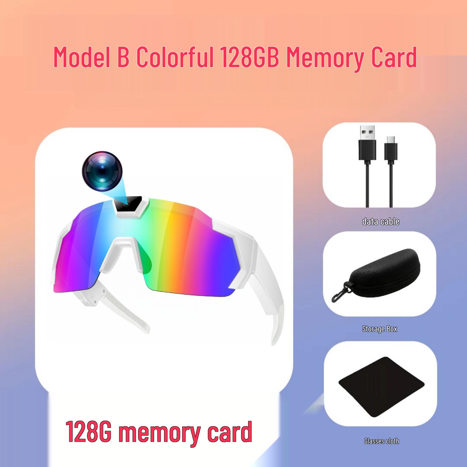 

Розумні окуляри для велоспорту на відкритому повітрі з камерою для спортивного запису та фотографування