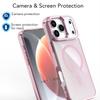 Kovové pouzdro na telefon Magsafe s ochranou objektivu pro iPhone 17 Pro Max 7 Air 16 15 14 13 12 Pro Max Bezdrátové nabíjení Změna barvy Kryt