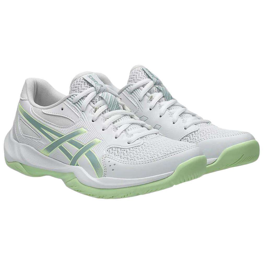 Asics GEL ROCKET 12 Cushioning Breathable Volleyball Shoes Women's White 1072A119-107