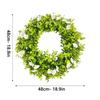 Eucalyptus Green Leaves Wreath - Spring/Summer Door & Window Hanging Decoration