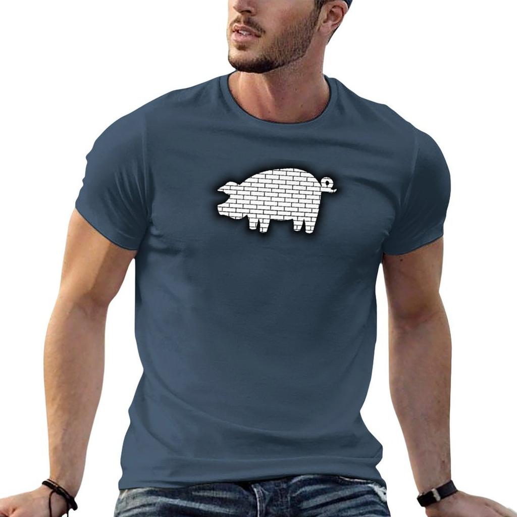 Brick Pig Regular TShirt t shirt for man 100 percent cotton man graphic t shirt TShirt