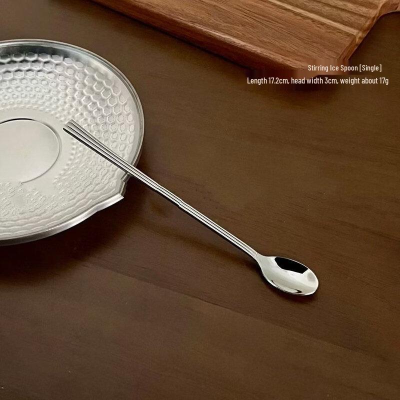 

Retro Long Handle Fruit Fork & Piano Ice Spoon Set