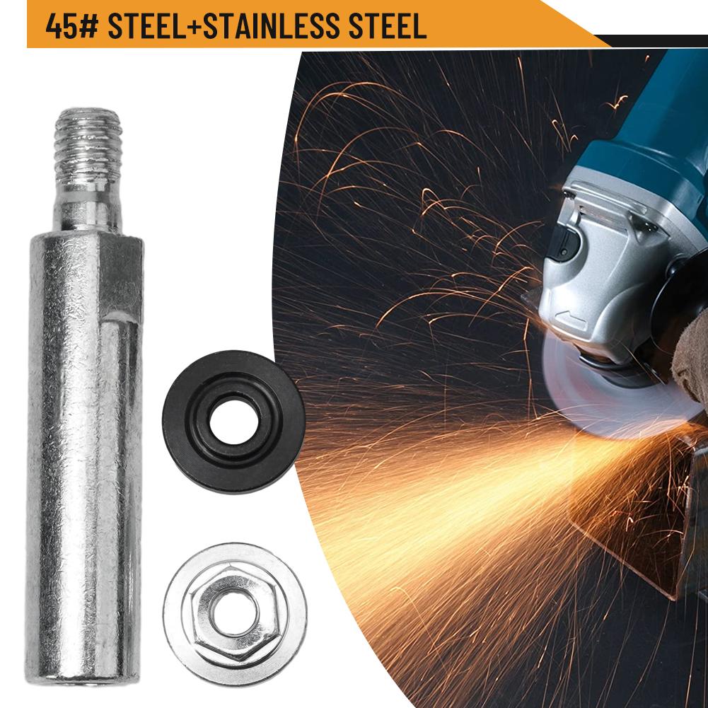 Accessories Connecting Rod Extension Connecting Rod Angle Grinder Shaft Steel With Nuts Workshop Set High Quality