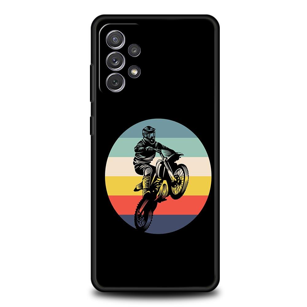 Husă sport pentru motociclete Moto Cross pentru Samsung Galaxy A51 A71 A21S A12 A11 A31 A52 A41 A32 A01 A23 A33 A53 A73 A03S A13 5G