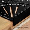 90 Degree Multi Angle Measuring Tool Aluminum Alloy Marking Tool Protractor  Woodworking