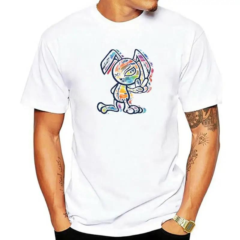 fashion t-shirt Scissorhands Rabbit Y2K Kawaii T Shirts Breathable High Quality Tee Clothes Cotton Summer Loose