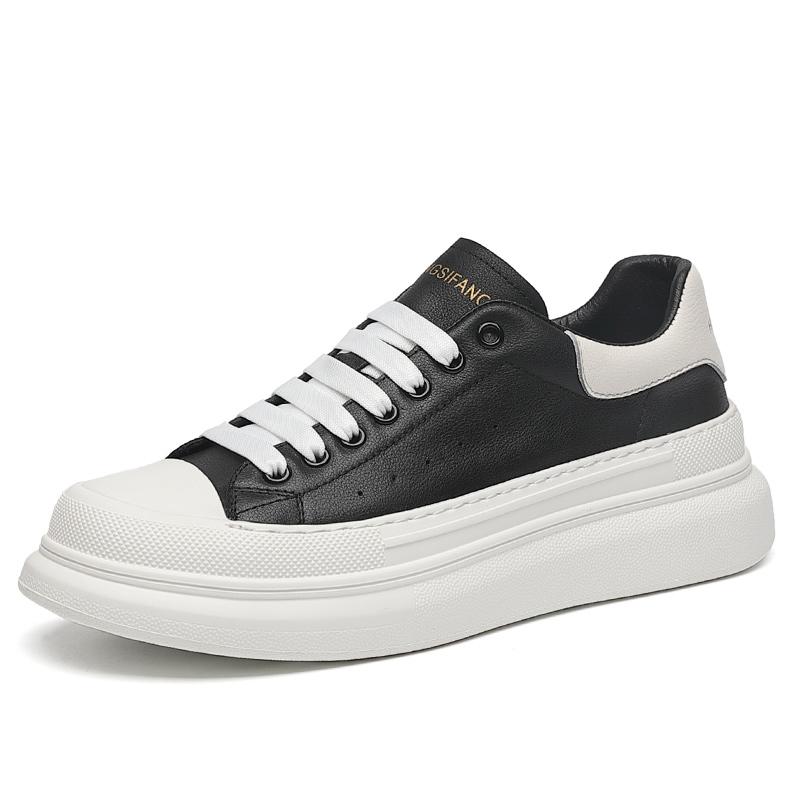 Lift Shoes Elevator Sneakers Chunky Unisex Height Increase 6cm White Sneakers Plus Size 38-44