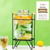 Weina Glass Beverage Dispenser with Faucet