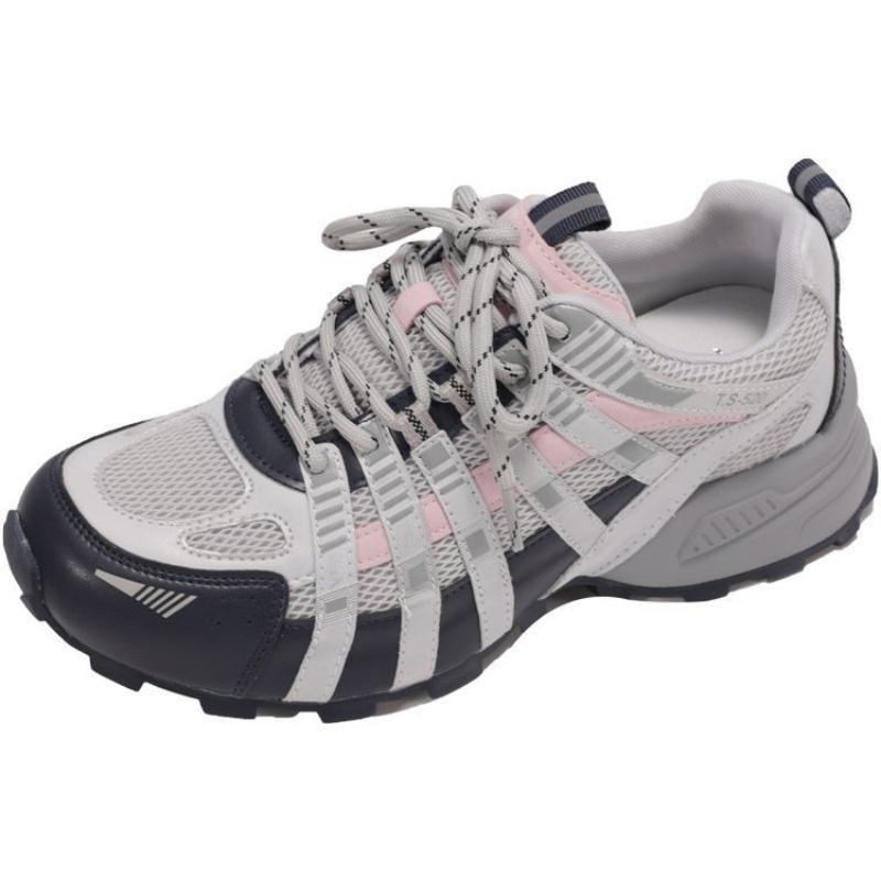 Fashion Fashionable Lace Up Women Sneakers 2025 Spring Autumn New Versatile Breathable Sports Shoes Comfy Height Enhancing Sneakers