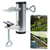 Outdoor Patio Umbrella Clamp Umbrella Clip Umbrella Stand Holder Patio Umbrella Stand for Beach Courtyard Balcony Deck