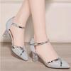 Gouden Dames Sandalen Party Hoge Hakken Instappers Effen Sexy voor Dames Kwaliteit Bruiloft Party Nachtclub Pailletten Gesp Schoenen voor Vrouwen