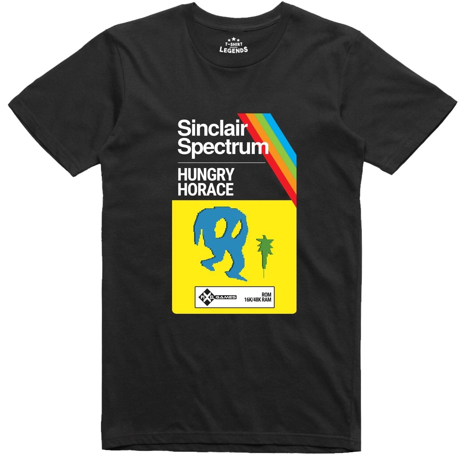 Hungry Horace Mens T Shirt Box Art 8 Bit Officially Licensed Spectrum 48k XS