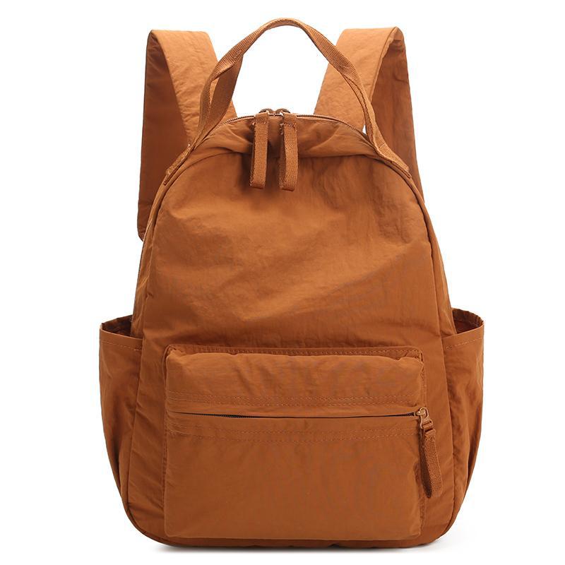 Schoolbag1011 New Oxford Cloth Backpack Female Student School Bag Large Capacity Lightweight Versatile Fashion Travel Backpack Men