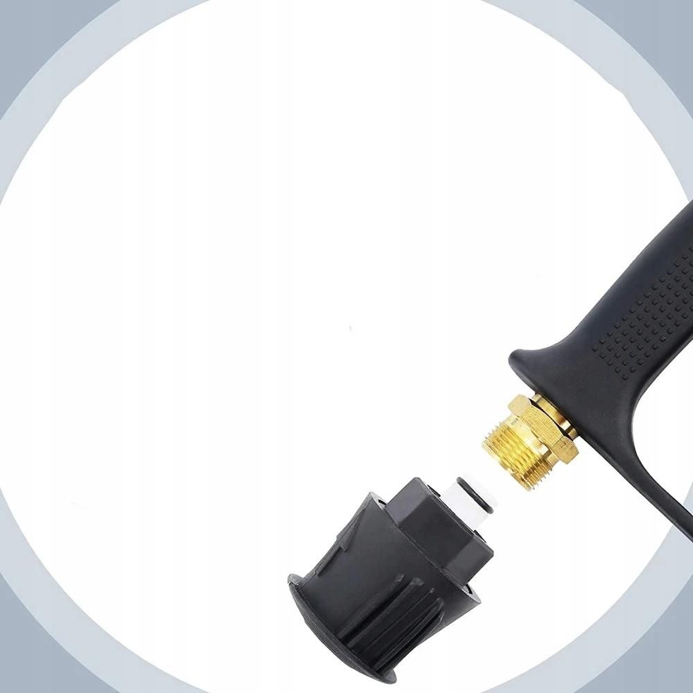 Rosfix Zestaw Do Myjki Karcher K2-K7 – Pistolet Ciśnieniowy + Pianownica 1L + 5 Dysz | Gęsta Piana Do 200 BAR | Szybki Montaż