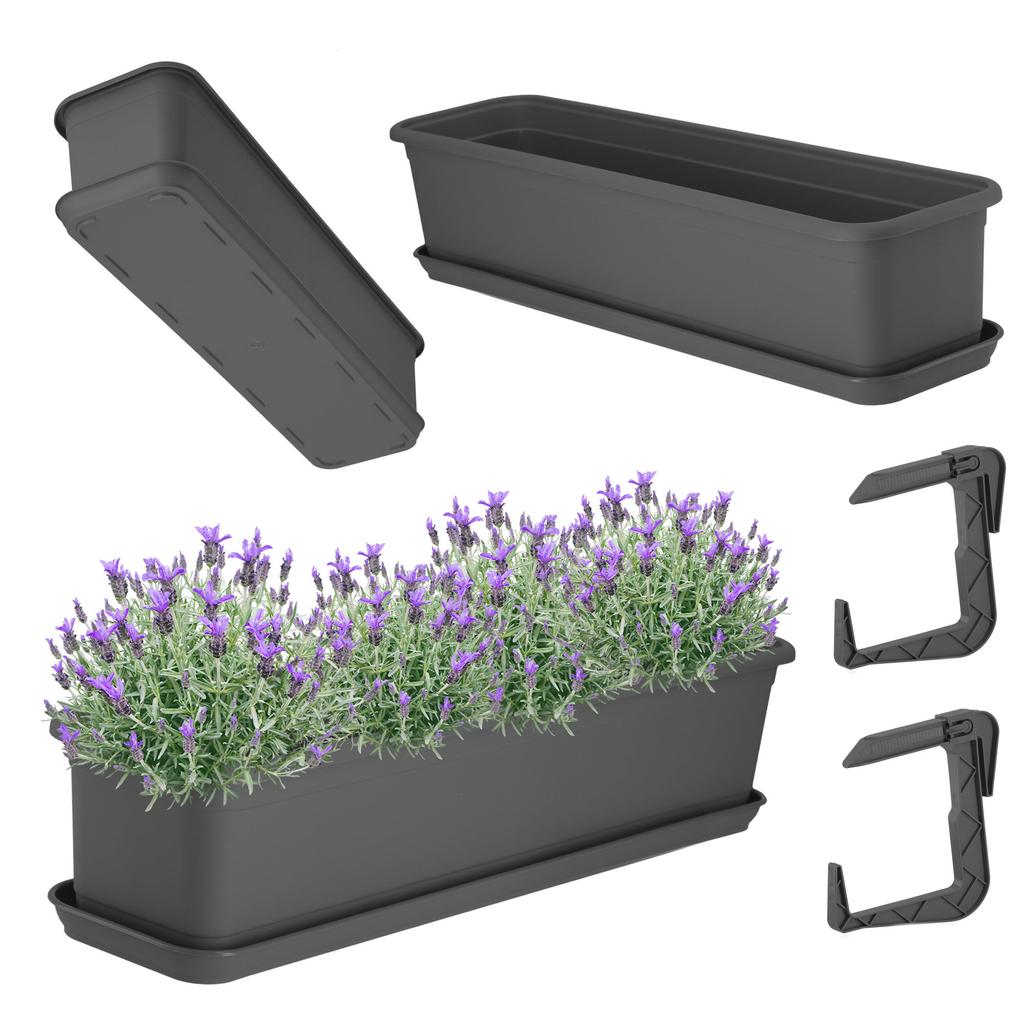 KADAX Balkonový truhlík Květináč s úchyty