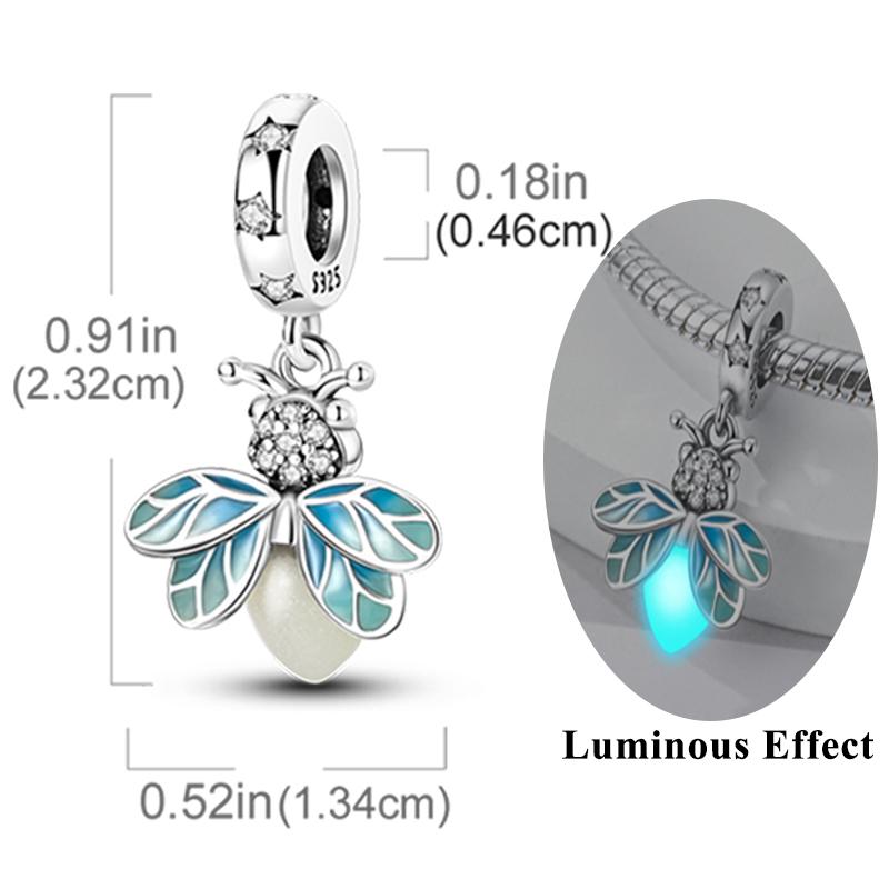 Original 925 Silber Charms Perlen zur Schmuckherstellung Anhänger Armbänder Geschenke