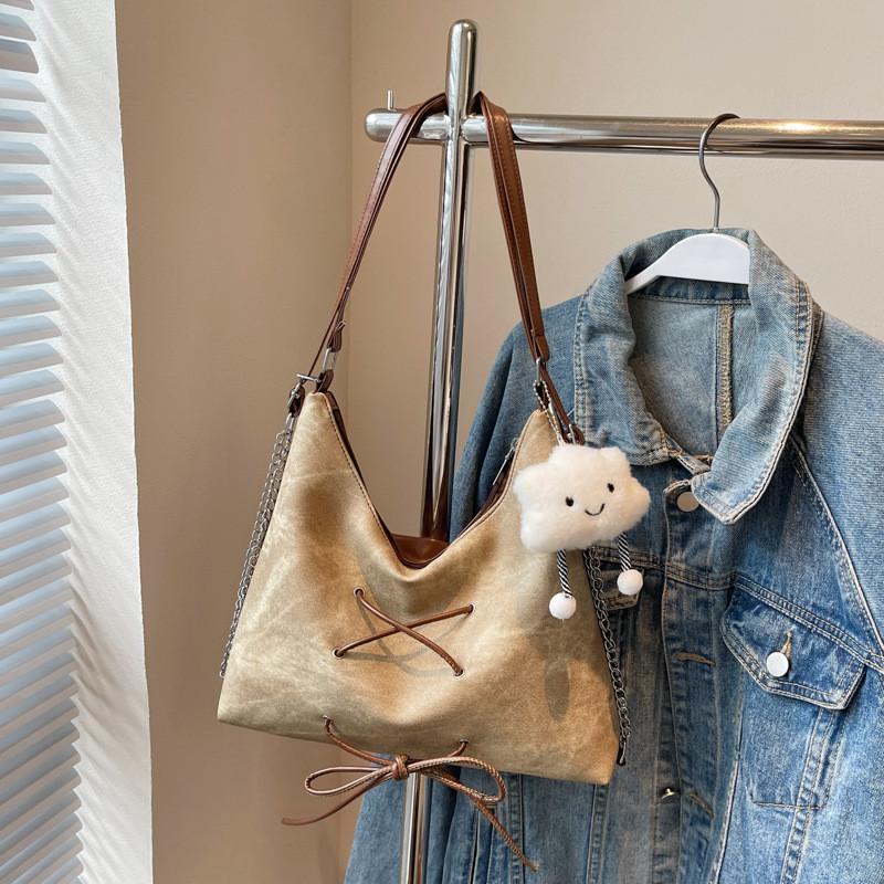 

Chic And Fashionable Blue Green Coffee Khaki Tote Bag For Street Style Enthusiasts No Pendant хакі