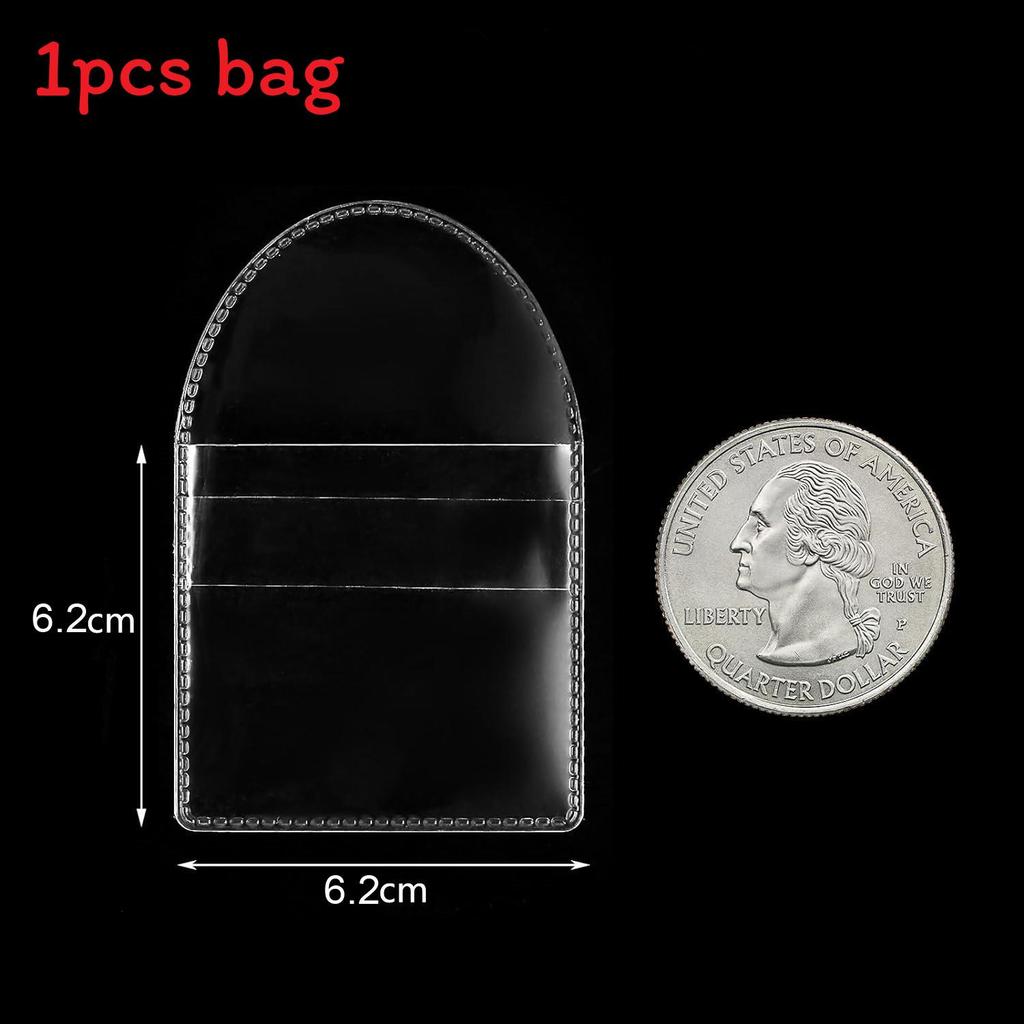 Transparent Pvc Coin Collection Bag With Sealed Closure For Collectors And Storage