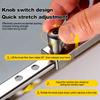 Window Hinges, Casement Window Stays & Locks, Angled Fixed Base, Electroplated Brushed Style, 6 Fixed Slots