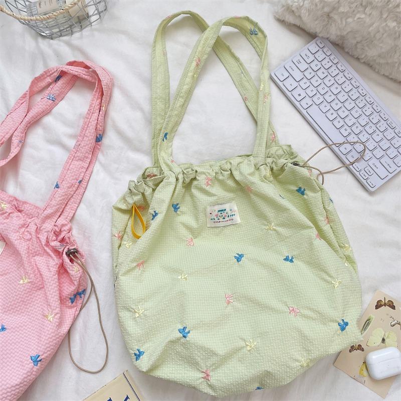 2 New Fresh Niche Design Bow Shoulder Bag Fashion Casual Underarm Bag Tote Bag