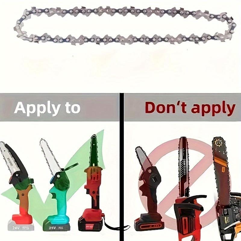 Mini 6 Zoll Elektrische Kettensäge. Kette. Kettensägenketten-Ersatzteile. mit Upgrade 2 Kettensägen zum Schneiden von Holz/Bäumen [Gärtnerfreundlich]