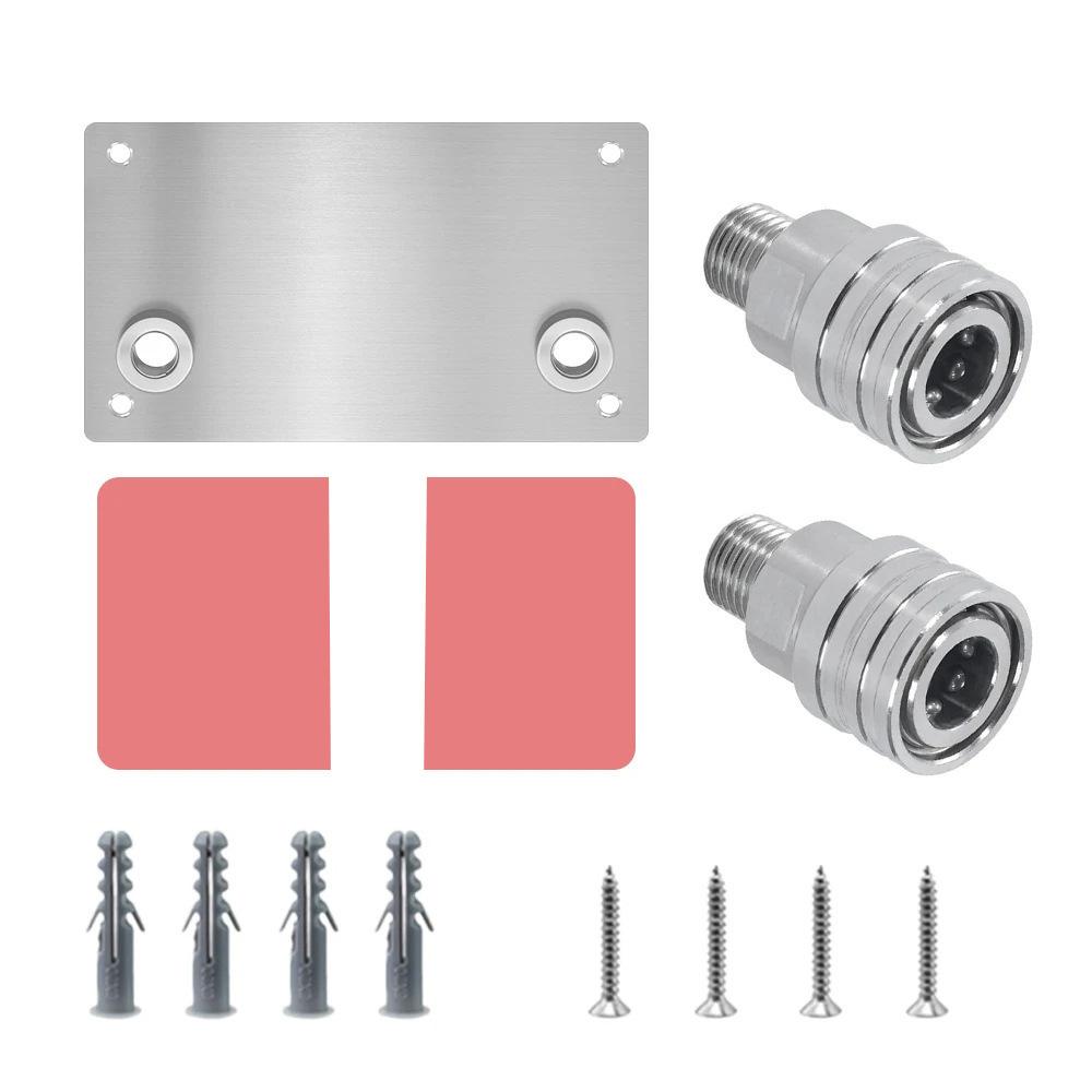 Snow Foam Gun Spray Gun1/4 Inch Quick Connect Tool Bracket Pressure Washer Gun Rack Wall Mount Stainless Steel Storage House