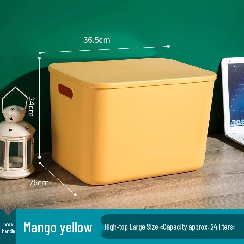 Colorful Macaron Storage Box Set - Dustproof Organizer for Bathroom, Bedroom, Cosmetics, Toys & More (5 Pieces)