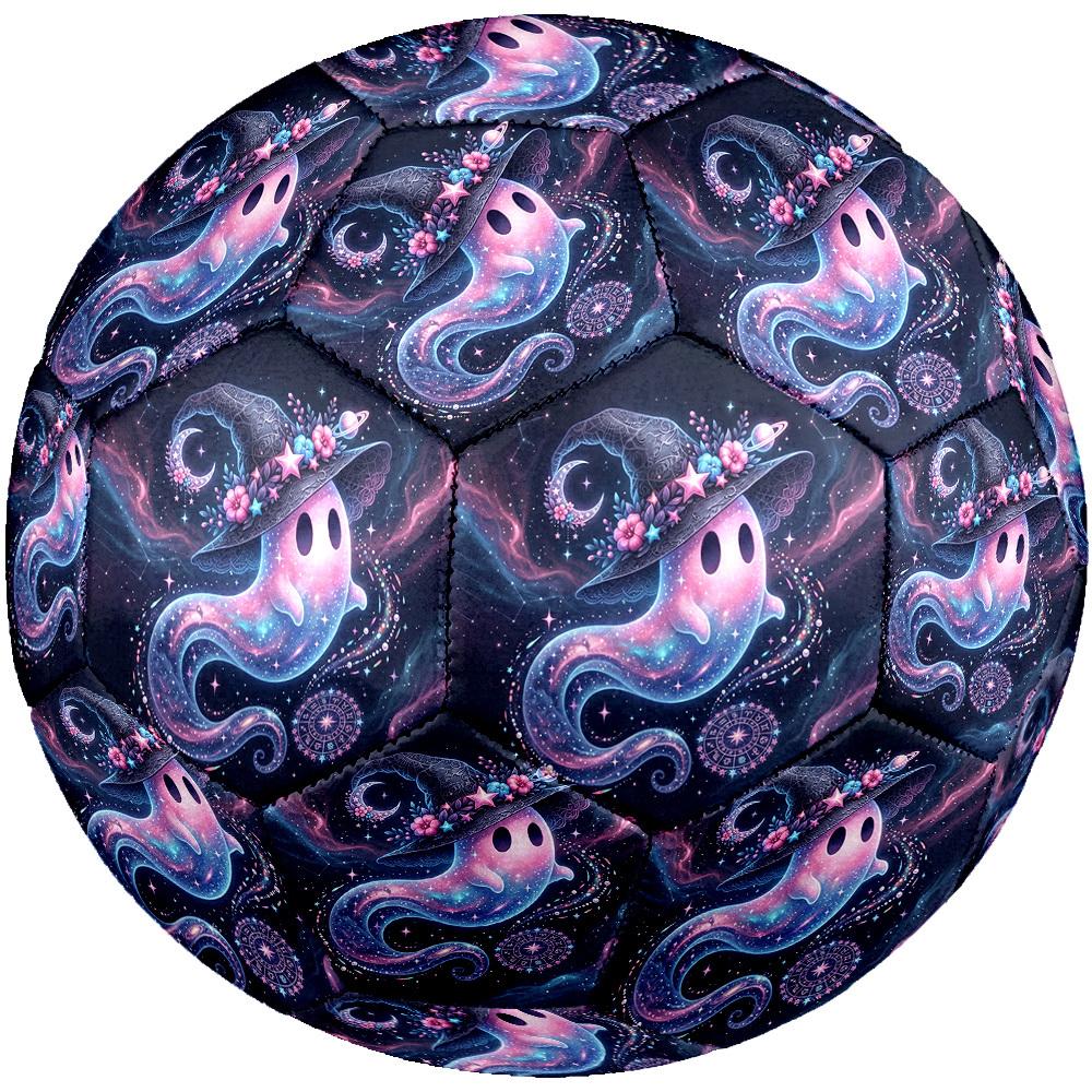 1pc Galactic Ghostly Hat Size 5 Soccer Ball Professional Match Training Football Indoor &Outdoor Sports Ball Training Ball Lightweight Durable Y2
