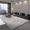 New Stylish Minimalist Design White and Black Floor Area Rug Low Price Rug and Carpet Modern Antiskid Carpets for Living Room