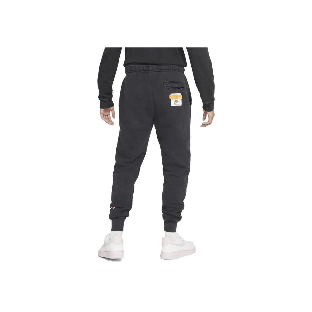 Nike Fitted Solid Color Letter Print Joggers Men Bottoms Black DC2727-010